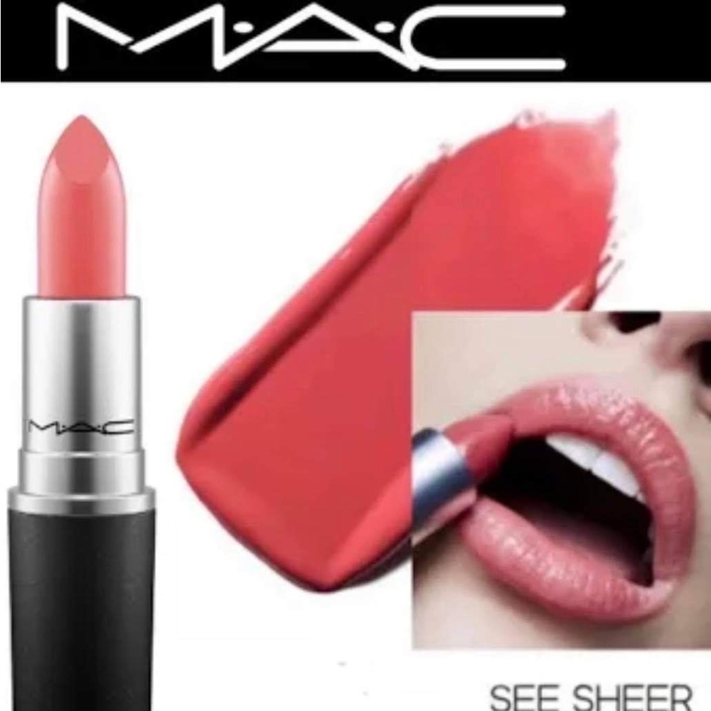 MAC Lustre Lipstick #520 see sheer NEW! 🌟🌟🌟